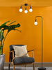 Dena 3 Light Semi-Flush Matt Black perfect for a low ceiling rooms