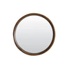 Denahi Round Mirror 80cm Brown front view