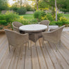 Denver Dining 4 Seater Set Round life style picture