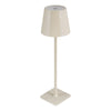 Derrick Rechargeable Outdoor LED Table Lamp Satin Taupe picture of the lamp design