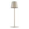 Derrick Rechargeable Outdoor LED Table Lamp Satin Taupe picture on the white background