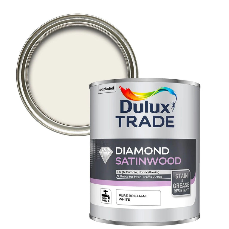 Dulux Trade Diamond Satinwood Pure Brilliant White
