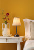 Didina Linen Tapered Drum Shade 15cm Natural picture with a lamp base