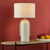 Dolce Ceramic Table Lamp White made in a modern design