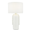 Dolce Ceramic Table Lamp White picture on the white background