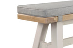 Doune Dining Bench close view picture of the bench seat with cushion