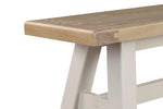 Doune Dining Bench close view picture of the bench seat