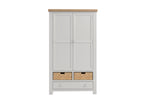 Doune Full Length Larder Cabinet Taupe front view picture