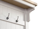 Doune Hall Stand Taupe close view picture of the hooks 
