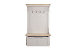 Doune Hall Stand Taupe front view picture with opened drawer