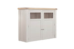 Doune Larder Cabinet Taupe picture on the white background