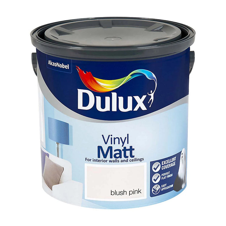 Dulux Vinyl Matt Blush Pink Paint