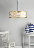 Home decor lighting with chandelier light – Epstein 4LT Pendant Gold Ivory

