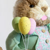 Decorative Easter Bunny Boy With Basket 65 cm for spring celebrations

