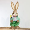 Adorable Easter Bunny Boy With Basket 65 cm ornament in pastel colors

