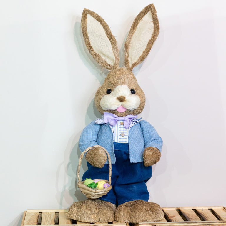 Easter Bunny Boy With Basket 96 cm