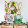 Elegant Easter Bunny Girl With Basket 65 cm holiday ornament for your home

