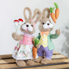 Decorative Easter bunny figurine, 29cm, ideal for seasonal ornaments.

