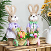 Easter Bunny With Cart Girl 30 cm picture with bunny boy