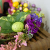 Colorful Easter Garland With Eggs 150cm ideal for spring decorations.