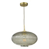 Edmond 1 Light Single Pendant Antique Brass with adjustable hight