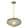 Edmond 1 Light Single Pendant Antique Brassclose view picture on the white background