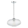 Edmond 1 Light Single Pendant Polished Chrome made in a polished chrome finish