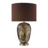Egas Table Lamp Marble Effect Glass Brown picture on the white background