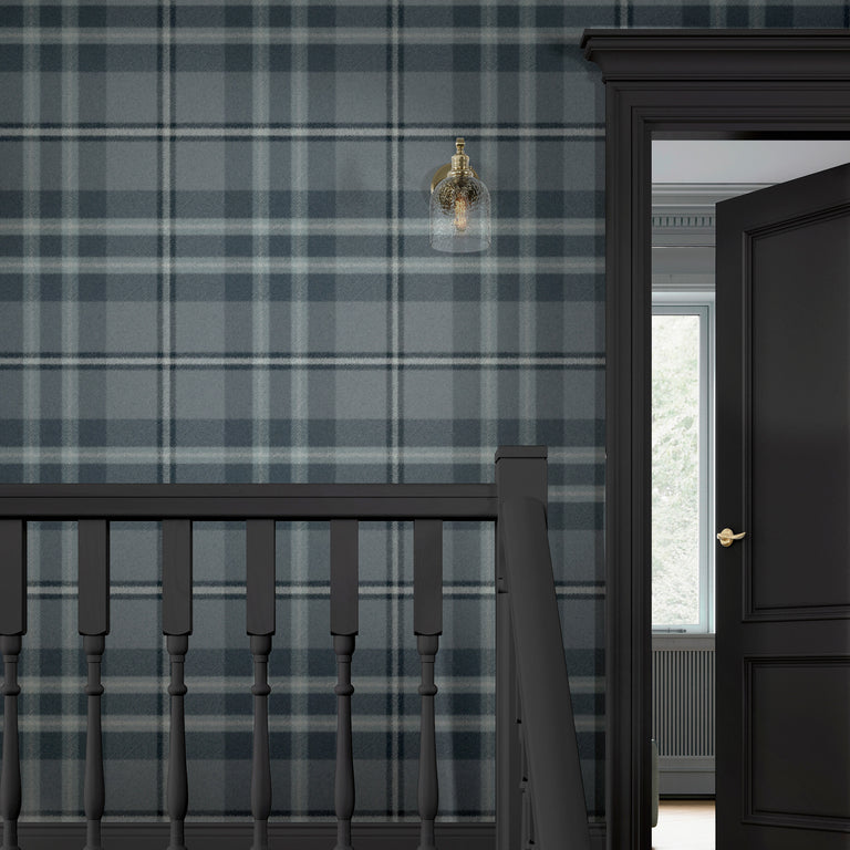Superfresco Easy Eildon Weave Wallpaper - Checkered Wall Covering