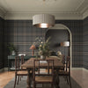 Superfresco Easy Eildon Weave Wallpaper Charcoal life style picture