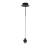 Eileen Pendnant/Wall LED Light Fitting Black can be used as a pendant 