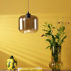 Eileen Eileen Pendant/Wall LED Light Black/Smoked Glass life style picture