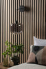 Eileen Eileen Pendant/Wall LED Light Black/Smoked Glass life style picture as a wall light