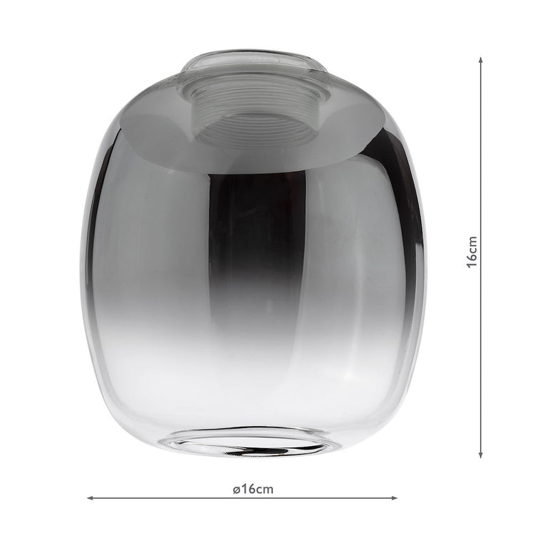 Eileen Lamp Shade Smoked Glass - Shade Lighting Collection