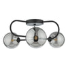 Eissa 3 Light Semi Flush Matt Black picture of the light design
