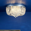 Eitan 9 Light Flush Crystal/Polished Chrome life style picture