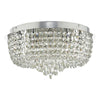 Eitan 9 Light Flush Crystal/Polished Chrome picture on the white background