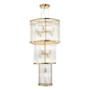 Eleanor 15 Light Chandelier Natural Brass picture on the white background