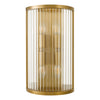 Eleanor 4 Light Wall Light Natural Brass made in a natural brass finish
