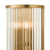 Eleanor 4 Light Wall Light Natural Brass close view picture of the frame