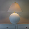 60cm Gold Table Lamp with Fabric Shade for Home
