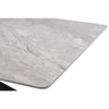 Beautiful Rectangle Dining Room Table for 6 with Durable Sintered Stone Top
