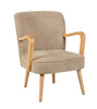 Eliza Accent Chair Oatmeal picture on the white background