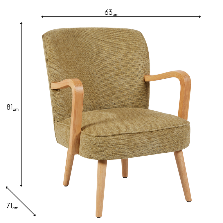 Eliza Accent Chair Forest Green - Stylish Living Room Furniture