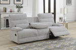 Eloise 3 Seater Sofa Recliner Grey life style picture