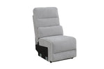 Eloise Armless Sectional Grey picture on the white background