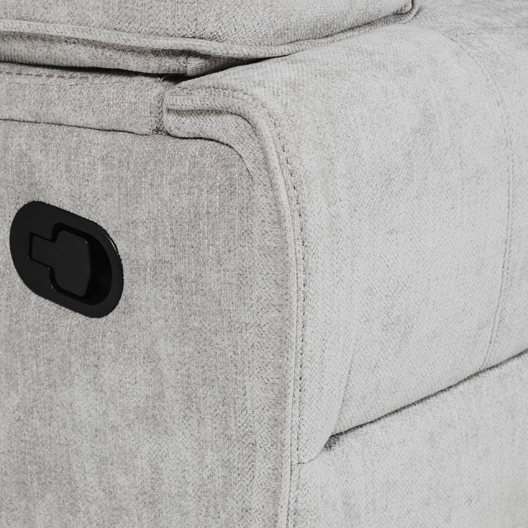 Eloise Corner Sofa Recliner Grey