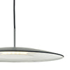Enoch Pendant Black & Stainless Steel LED close view picture of the led plate