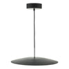 Enoch Pendant Black & Stainless Steel LED comes with a satin chrome details