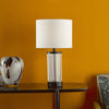 Enrico Rechargeable Table Lamp Satin Black life style picture